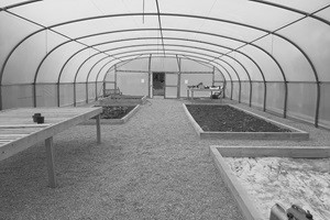 Long large greenhouse